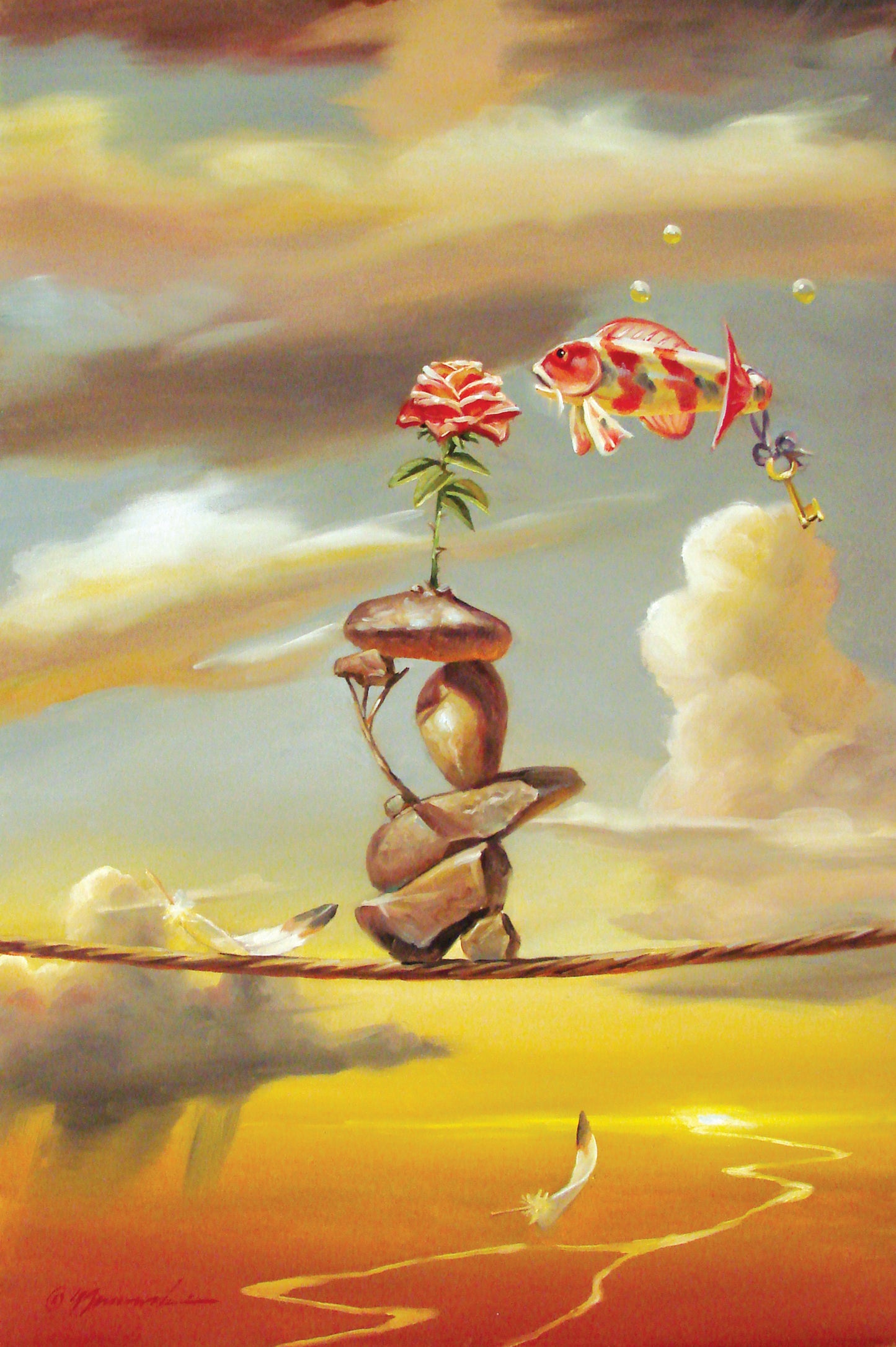 MAO-Against All Odds 24x36 Oil on Canvas-SOLD