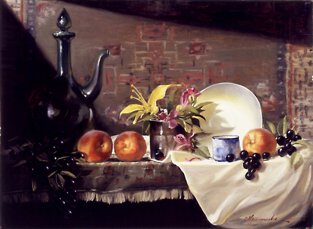 SL-Asian Harvest 30"x40" Oil Original