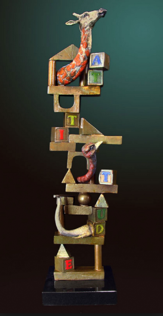MAS-Building Blocks: Limited Edition Bronze Sculpture OUT OF STOCK