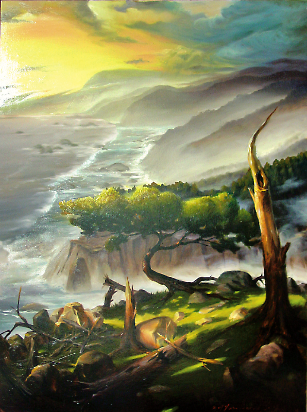 RL-Coastal Mist "30x40" Original