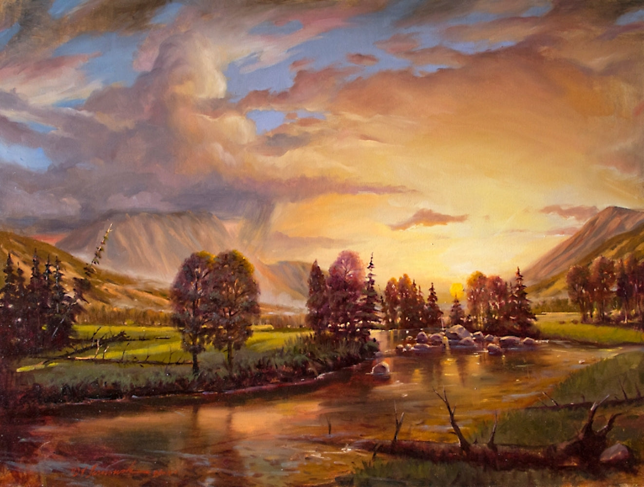 RL-Evening Brilliance "30x40" Original