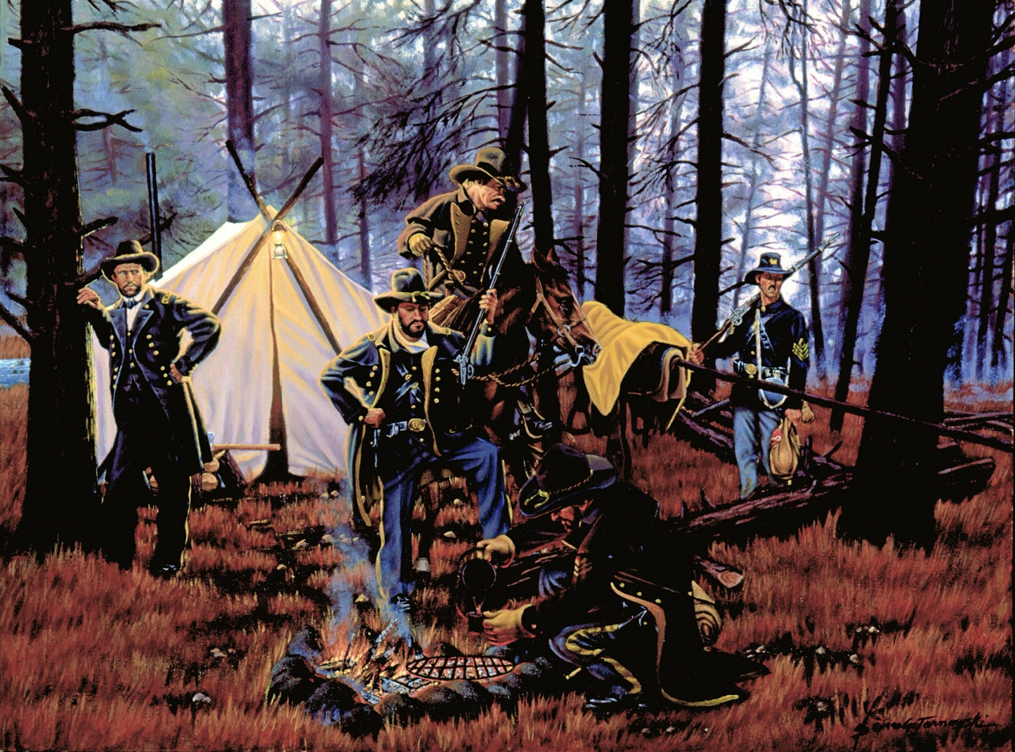 RF-Grant's Wilderness 18x24 Oil on Masonite-CM Russell Art Museum-SOLD