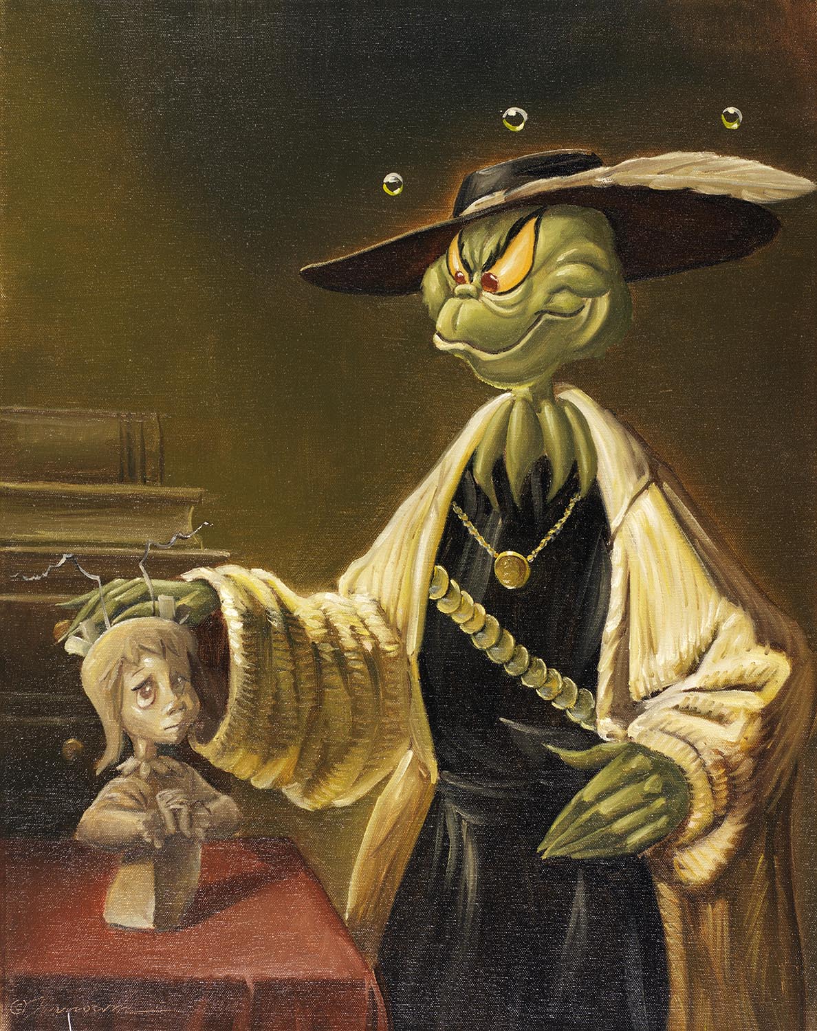LT-Ginchus Philosphus: 20x24 Oil on Canvas