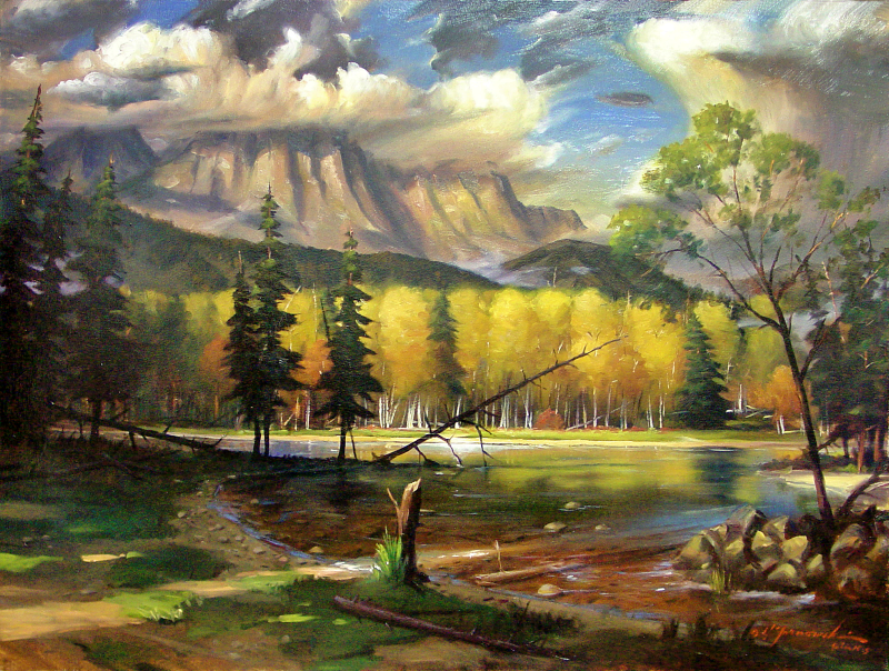 RL-High Country "30x40" Original-SOLD