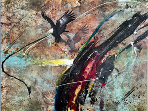 EAO-CONQUEST "48x60" Mixed Media on Canvas