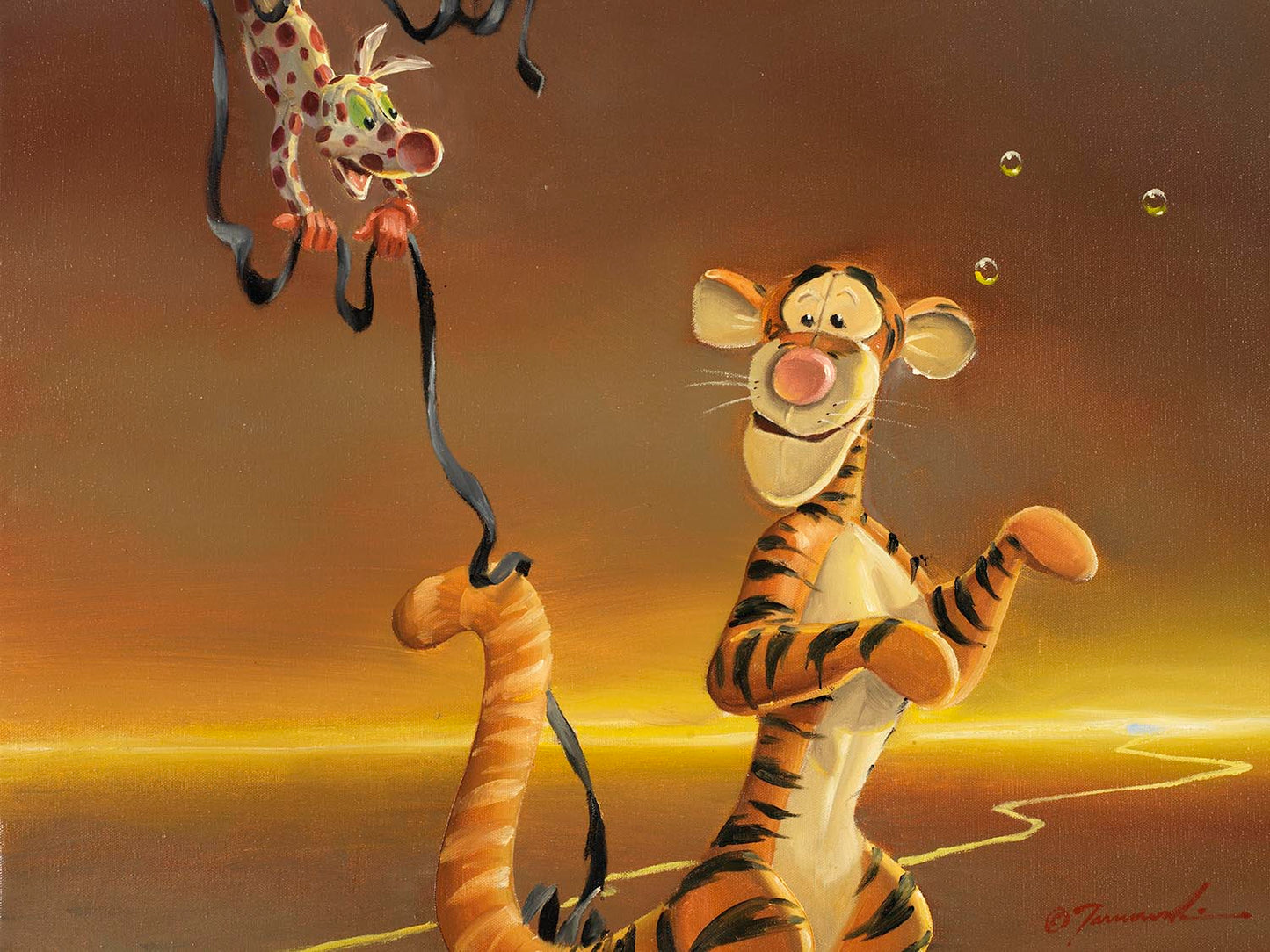 LT-Mischievous Too: 20x24 Oil on Canvas
