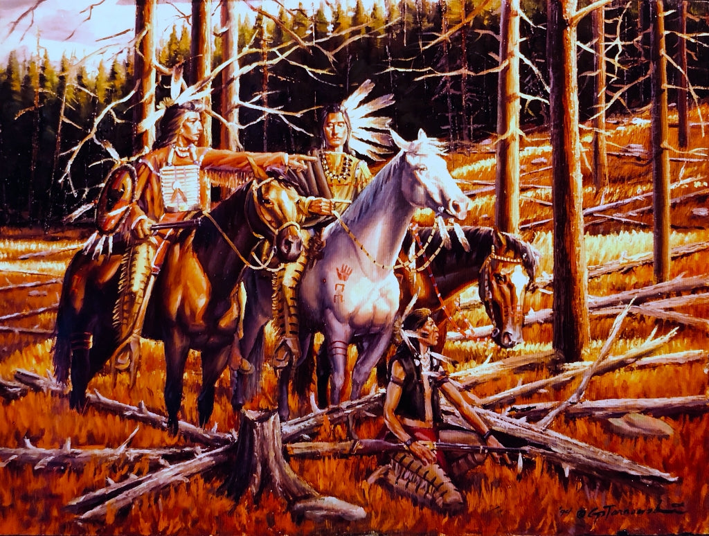 RF-Pathfinder 9"x12" Oil on Masonite-SOLD