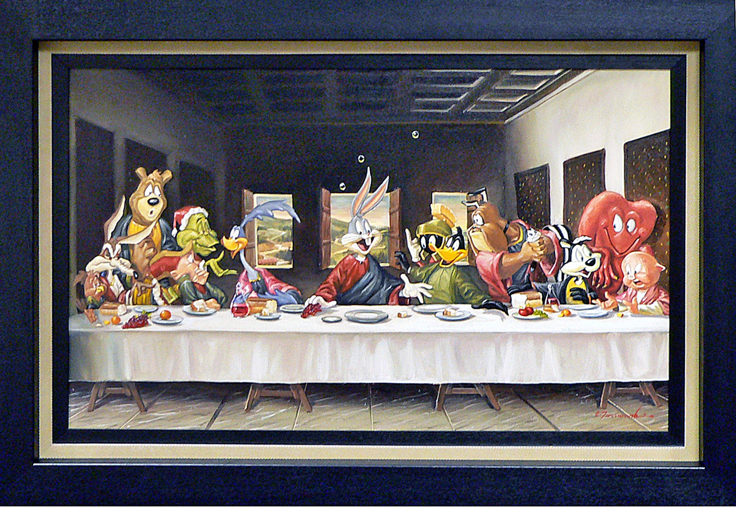 LT-The Gathering 30x50 Oil on Canvas-SOLD