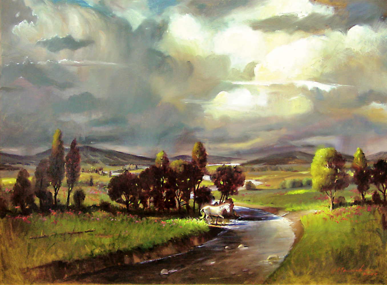 RL-The Crossing 30"x40" Original