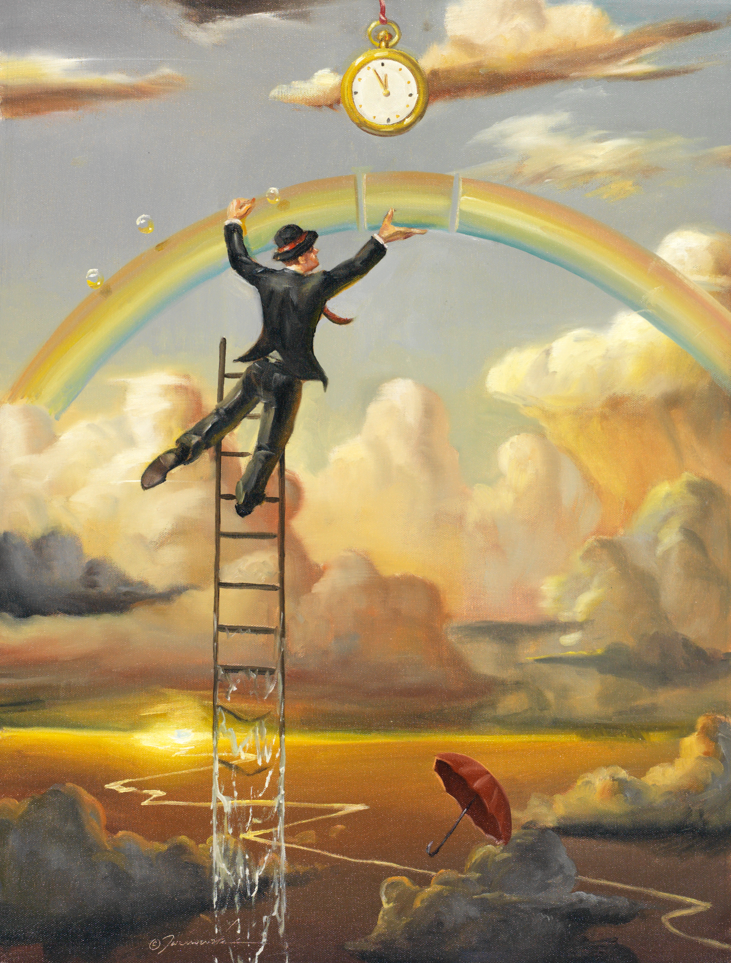 MA-LE-Time For Action 32"x24" Limited Edition Canvas Art Print