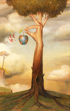MAO-Tree of Knowledge 35x22 Oil on Canvas - SOLD