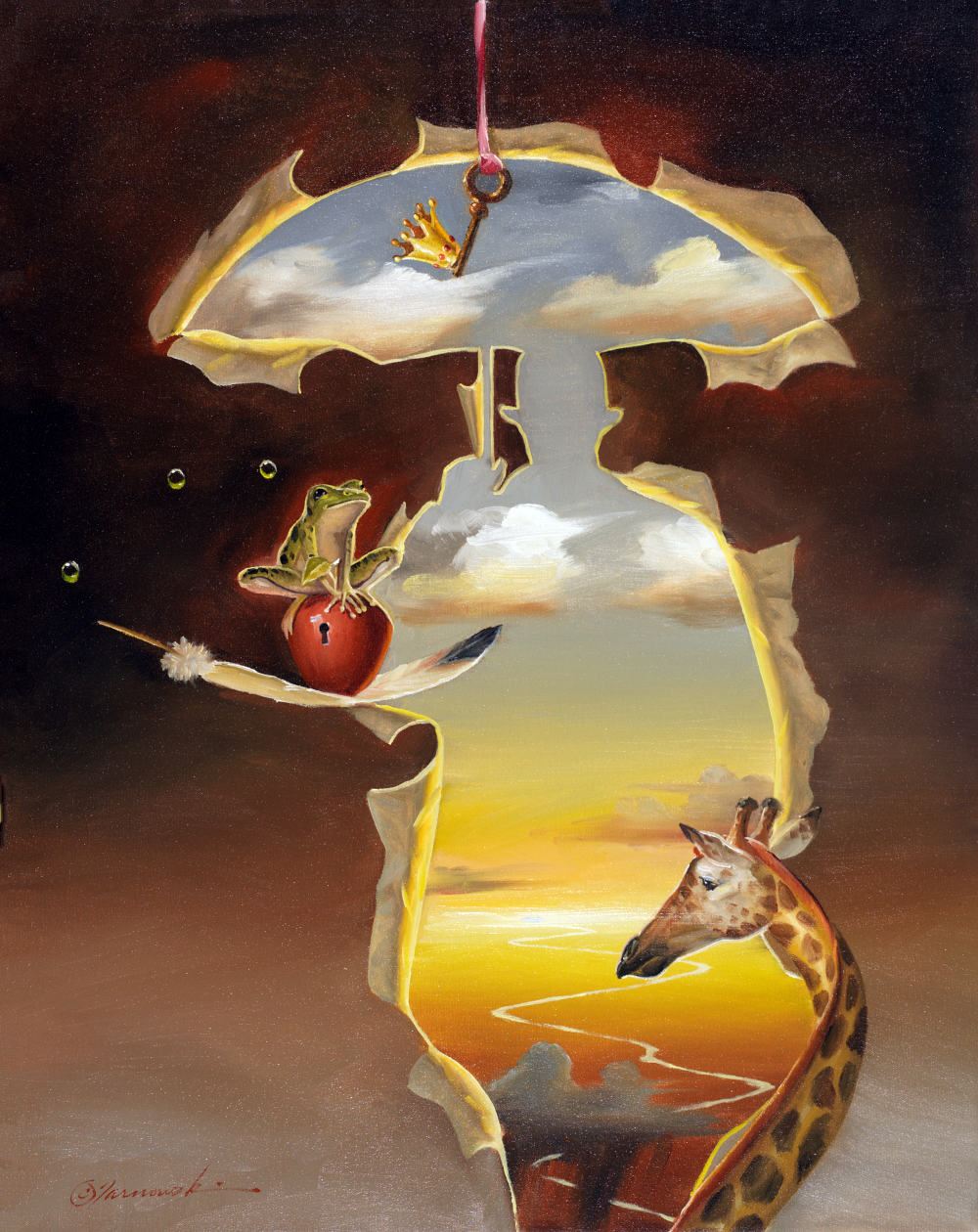 MA-LE-Break Free: 24"x30" Limited Edition Canvas Art Print