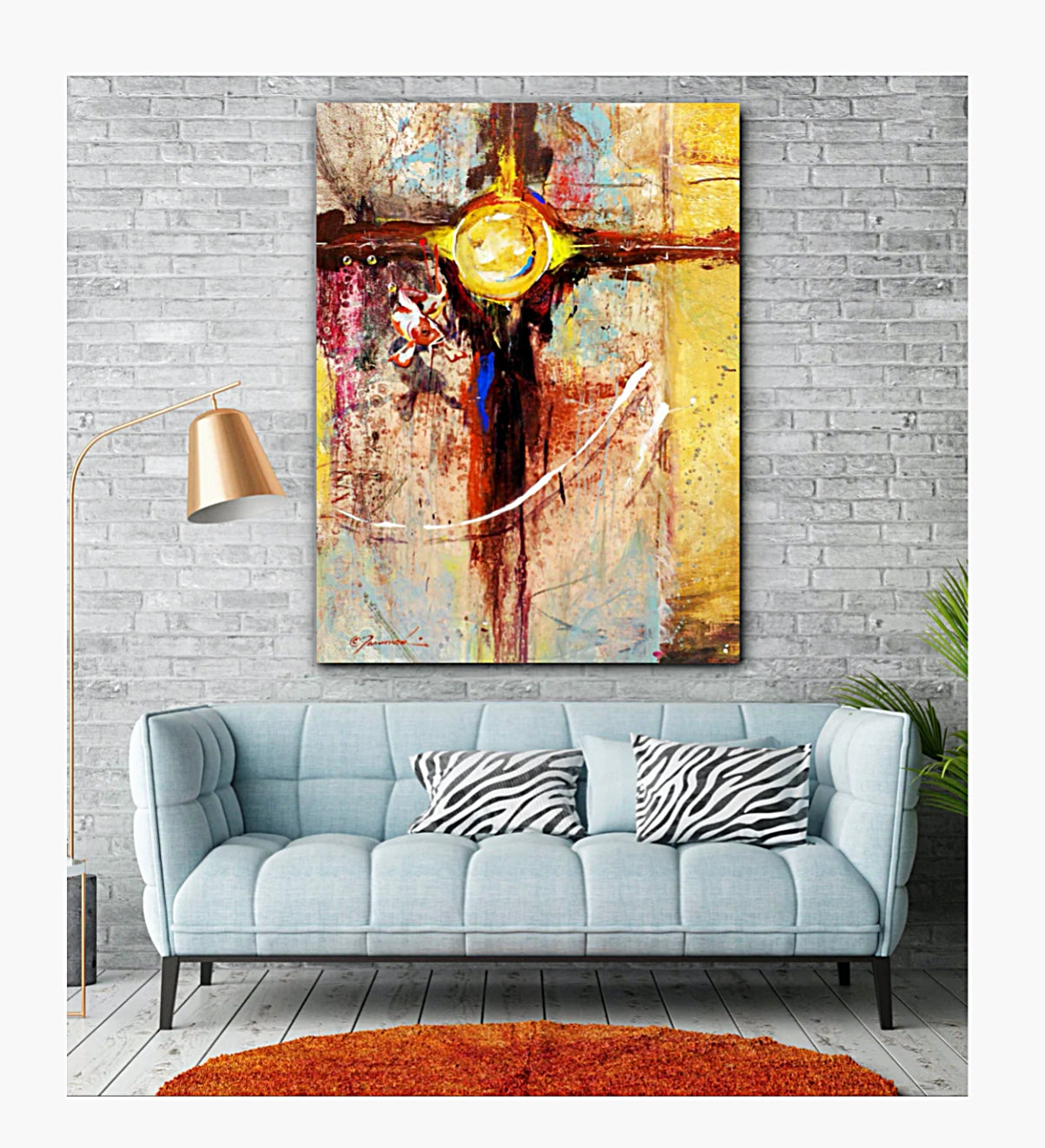 EAP-Citadel 30x40 Elemental Abstract Canvas Art Print