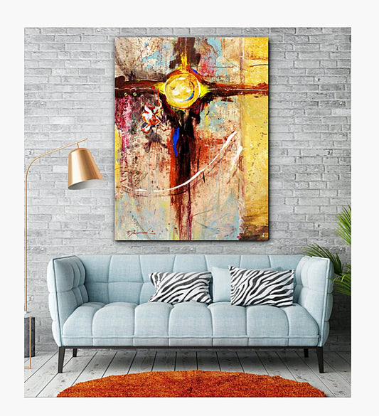 EAP-Citadel 30x40 Elemental Abstract Canvas Art Print