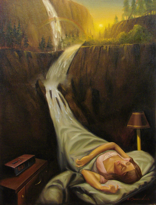 MAO-Flowing Dreams: 32x25 Oil on Canvas