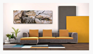 EAP-Mischievous 20x60 Elemental Abstract Canvas Art Print