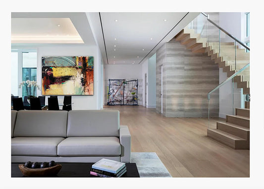 EAP-Persuasive Whisper 30x40 Elemental Abstract Canvas Art Print