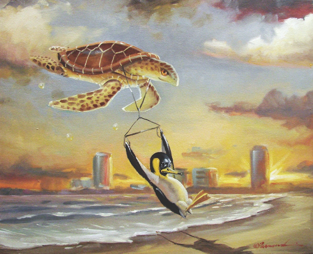 MAO-Winter Arrival 15x18 Oil on Canvas
