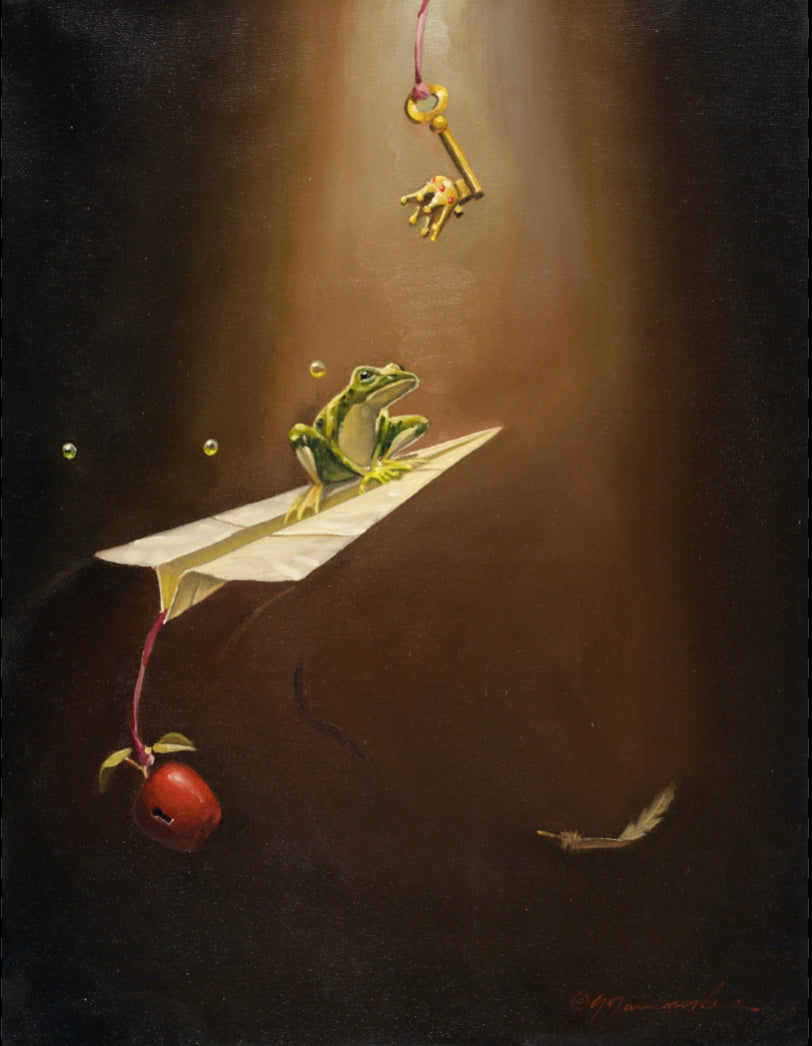 MAO-Ambition: 24"x19" Oil on Canvas-SOLD