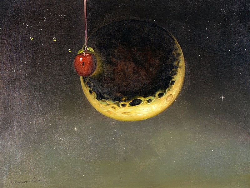 MAO-Apple Of Our Eye: 25x33 Oil on Canvas