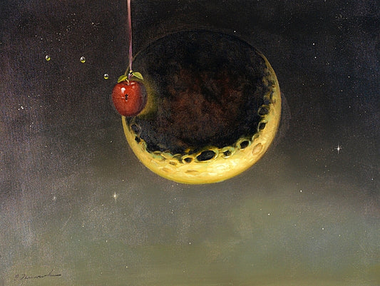 MAO-Apple Of Our Eye: 25x33 Oil on Canvas