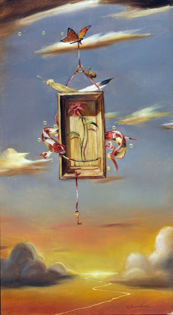 MAO-Balanced Relationship: 58x28 Oil on Canvas - SOLD