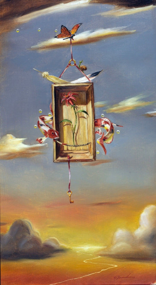 MAO-Balanced Relationship: 58x28 Oil on Canvas - SOLD