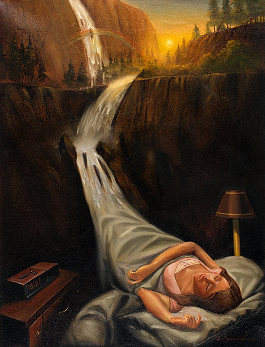 MAO-Flowing Dreams: 32x25 Oil on Canvas