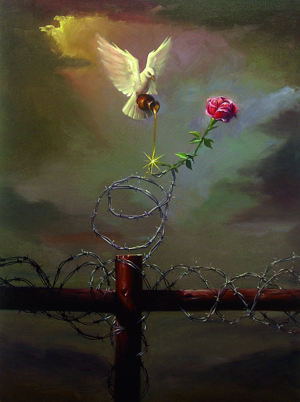 MAO-Anointed: 40x30 Oil on Canvas-SOLD
