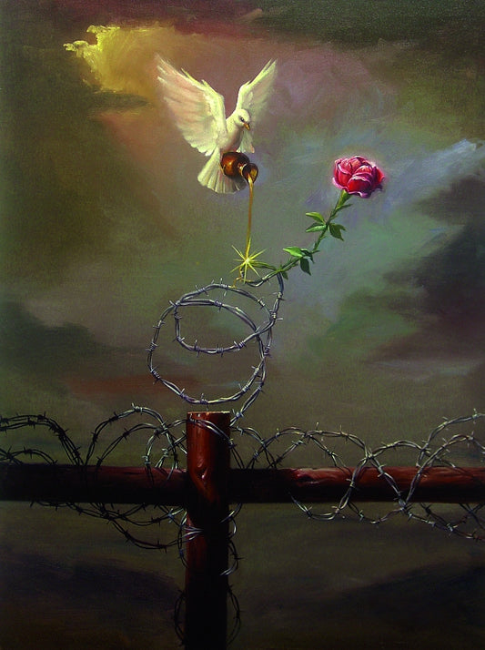 MAO-Anointed: 40x30 Oil on Canvas-SOLD