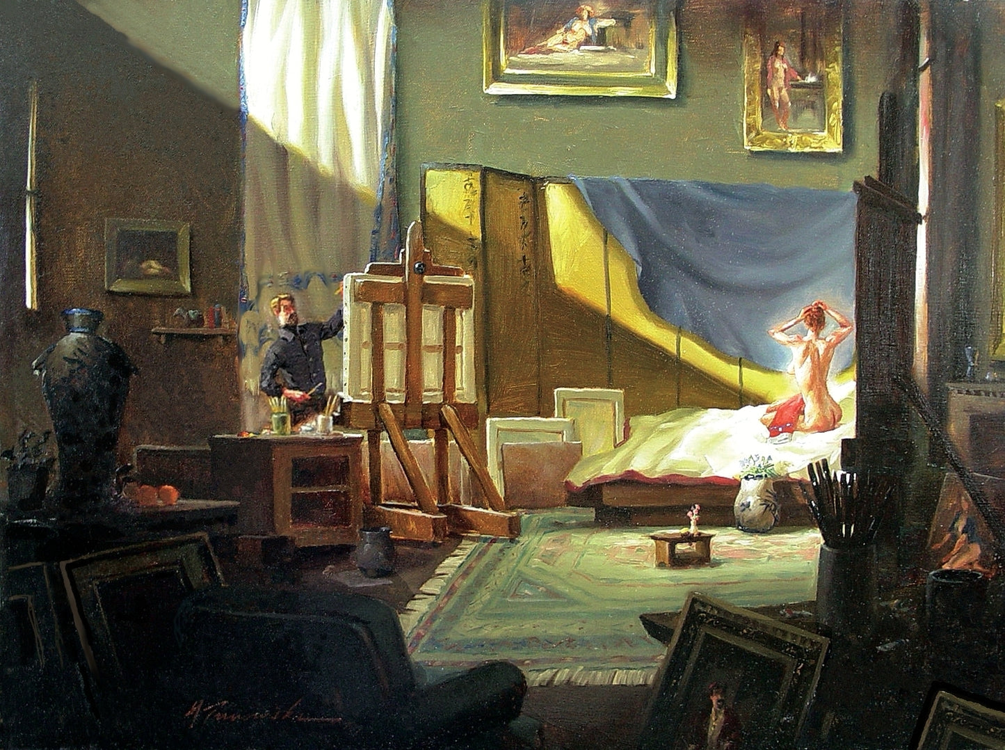 RF-Artist Studio "16x20" Oil on Canvas