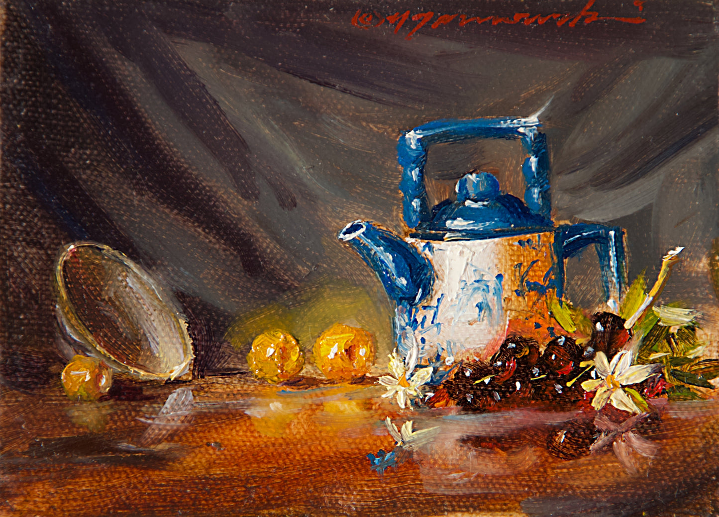 Mini-Fellowship 4"x5" Oil on Canvas (Unframed)