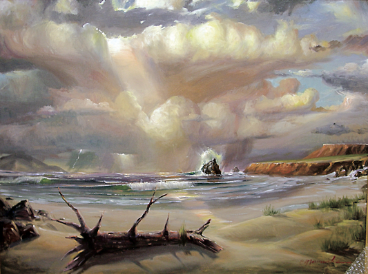 RL-Breaking Storm 30x40 Original Oil