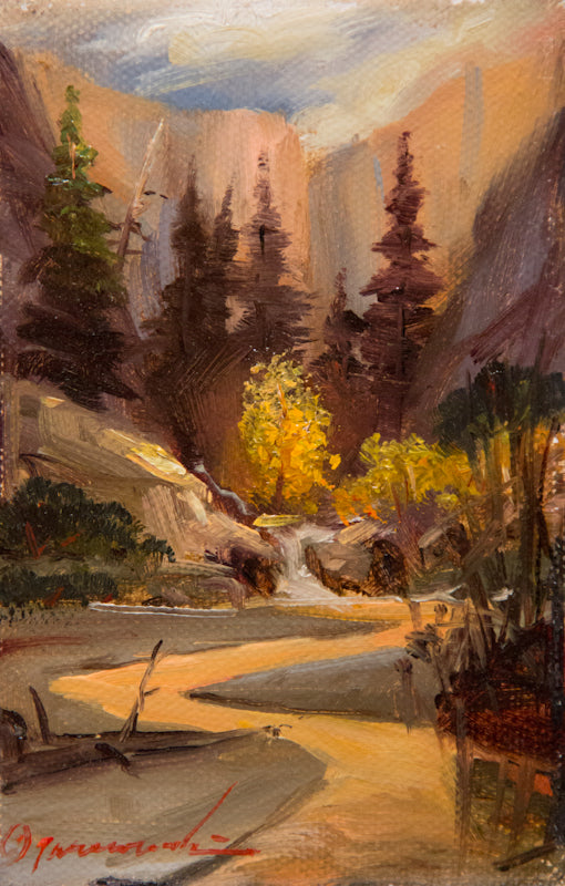 Mini-Canyon Colors 4"x6" Oil on Canvas (Unframed)
