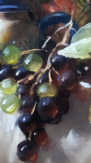 Sml-Corisca 9"x12" Original Oil on Canvas (Framed)