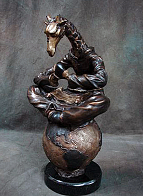 MS-Contemplation Limited Edition Bronze Sculpture