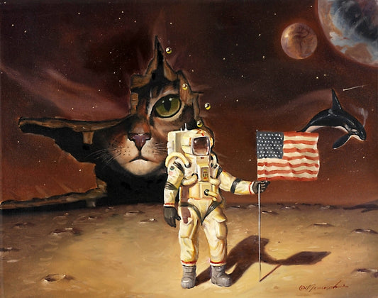 MAO-Discovery 25"x33" Oil on Canvas-SOLD