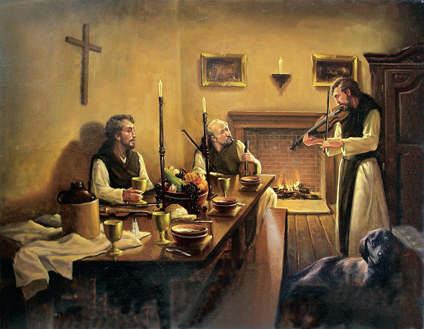 RF-Evening Recital 22x28 Oil on Canvas (unframed)