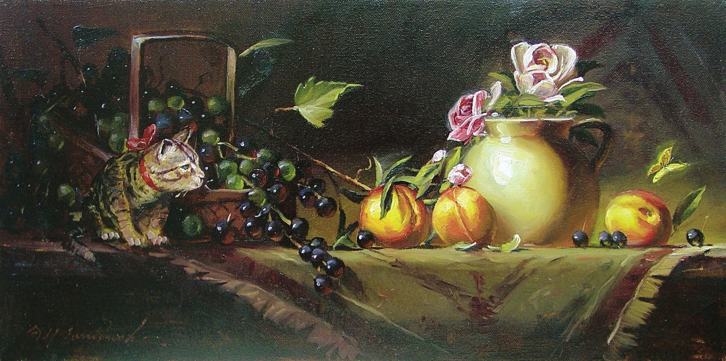 RSL-Exuberance 12x20 Oil on Canvas