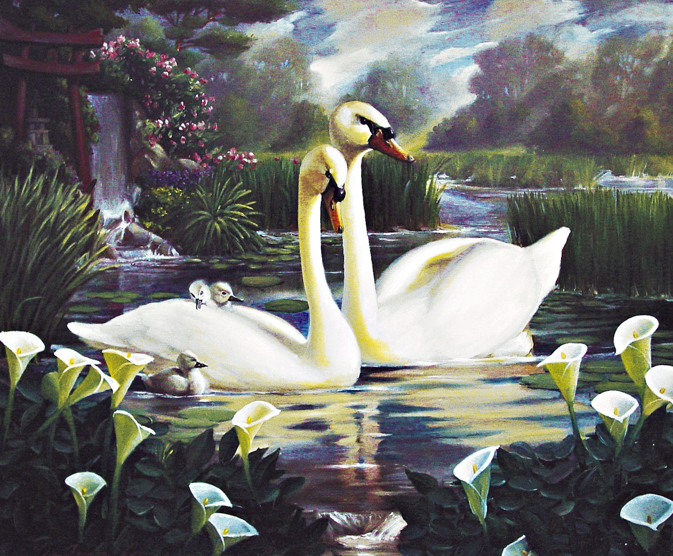 RL-Family Affair 20"x24" Oil on Canvas (Unframed)