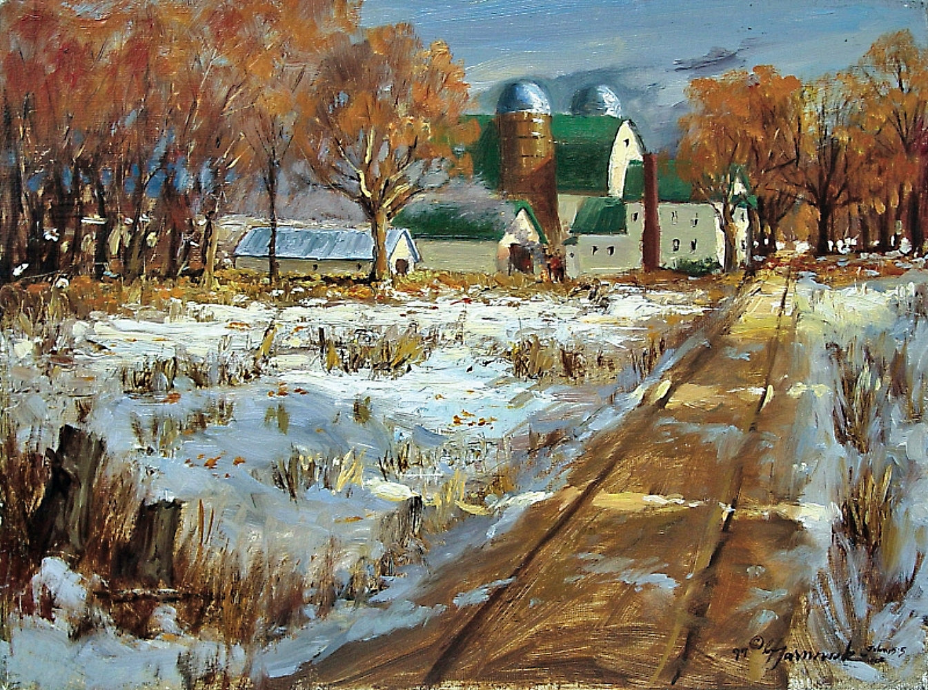 RL-First Snow 11"x14" Original