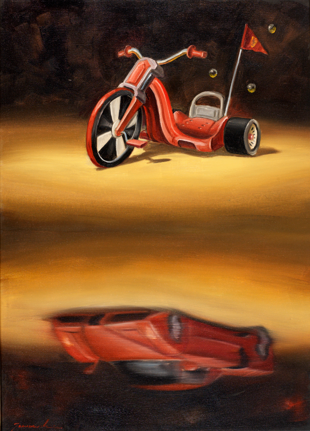MA-LE-Future Ambition: 30"x22"Limited Edition Canvas Art Print