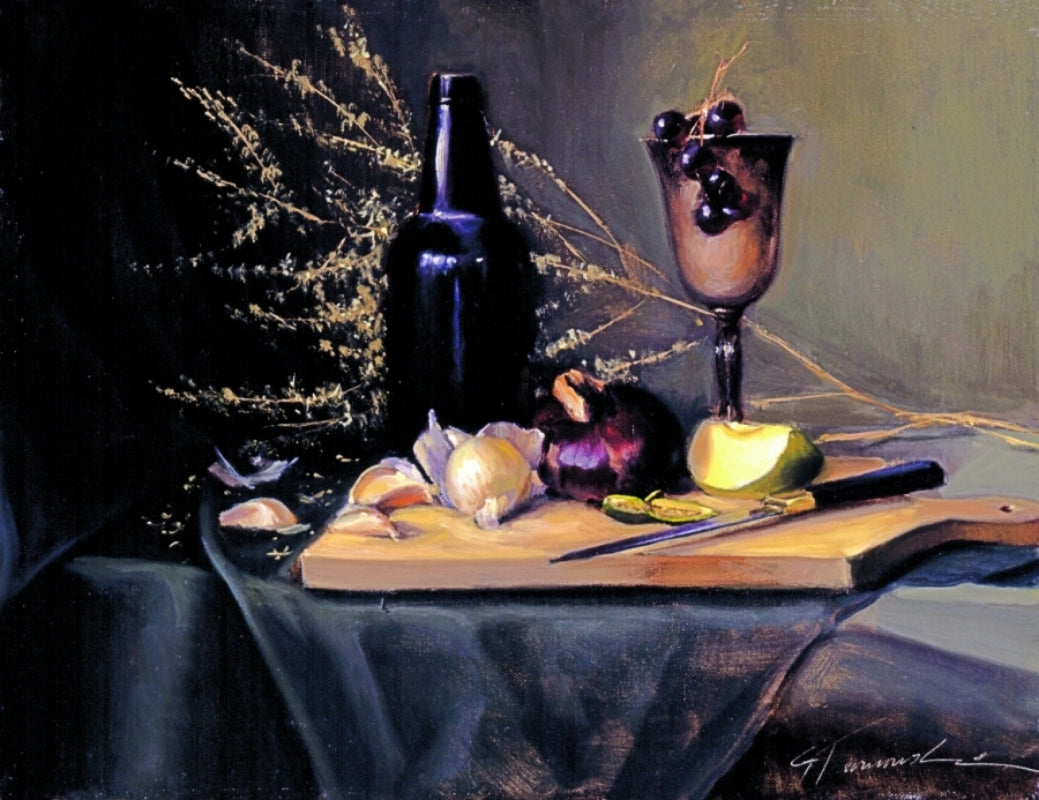 RSL-Green Apple 12x16 Oil on Canvas