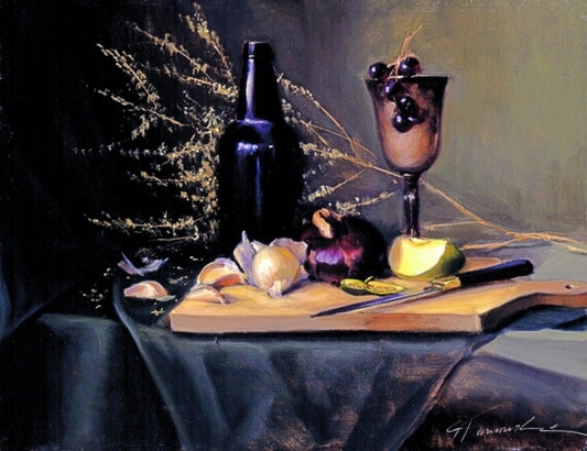 RSL-Green Apple 12x16 Oil on Canvas