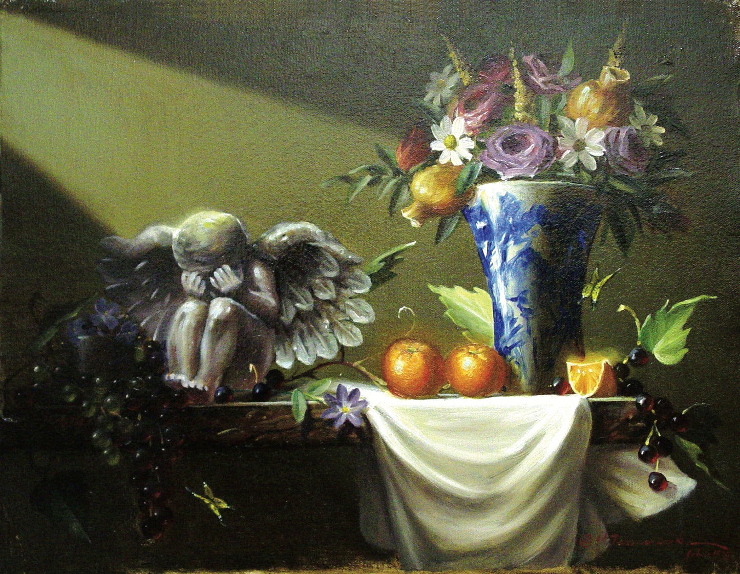 RSL-Hide & Seek 14x18 Oil on Canvas