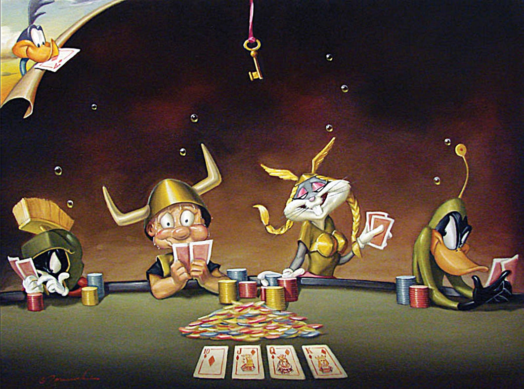 LT-High Stakes 30x40 Oil on Canvas