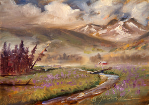 Mini-High Meadow 4"x6" Oil on Canvas (Unframed)