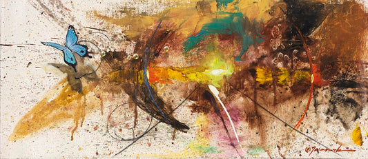 EAO-Its All Or Nothing "13X30" Mixed Media on Canvas