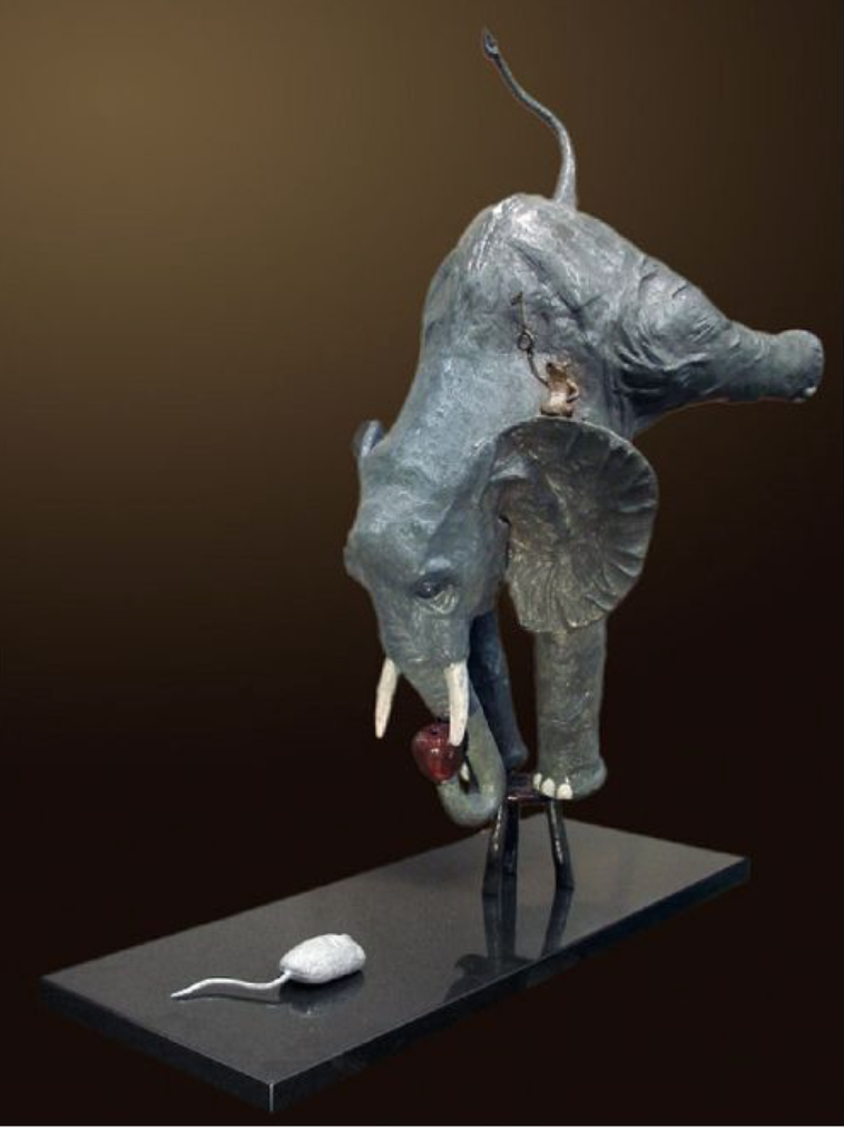 MS-Nothing to Fear: limited Edition Bronze Sculpture