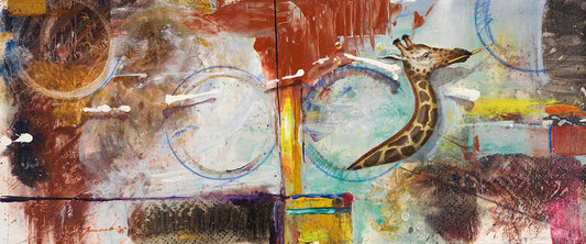 EAO-Portals 15"x36" Mixed Media on Canvas-SOLD
